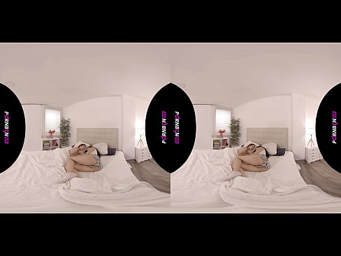 ❤️ PORNBCN VR Dua lesbi ngora bangun horny dina kanyataanana virtual 4K 180 3D Geneva Bellucci Katrina Moreno ️ ngan porno di urang ❤