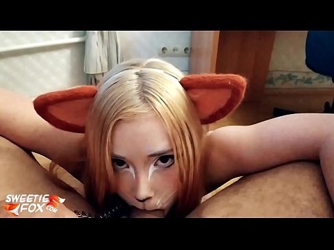 ❤️ Kitsune ngelek kontol jeung cum dina sungut nya ️ ngan porno di urang ❤