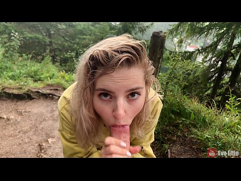 ❤️ Gadis swallows cum sanggeus blowjob umum - Eva Elfi ️ ngan porno di urang ❤